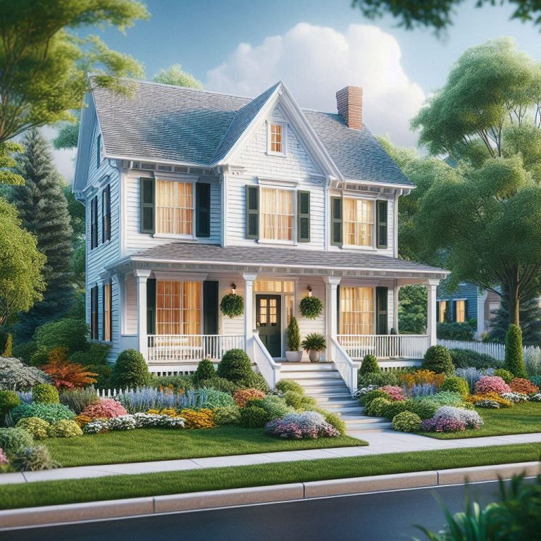 a house with a lawn and trees west of mountain road